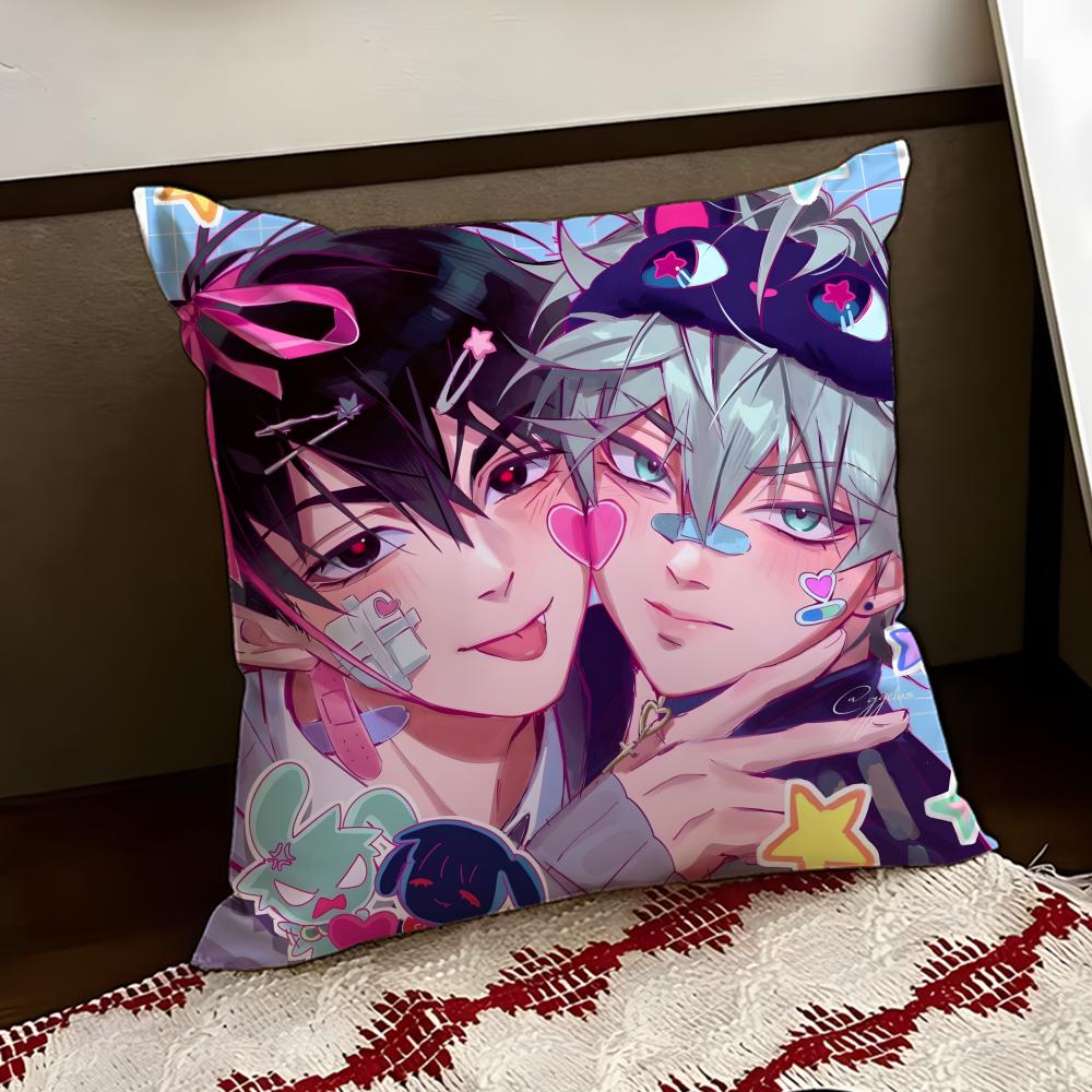 Alien Anime SStage Cushion Cover Reversible Soft Durable Pillow Cover Home Car MultiScene Use for Daily Comfort
