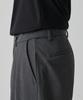 Musinsa Standard Reverse Two-Tuck Semi-Balloon Hidden Banding Slacks [Medium Gray]