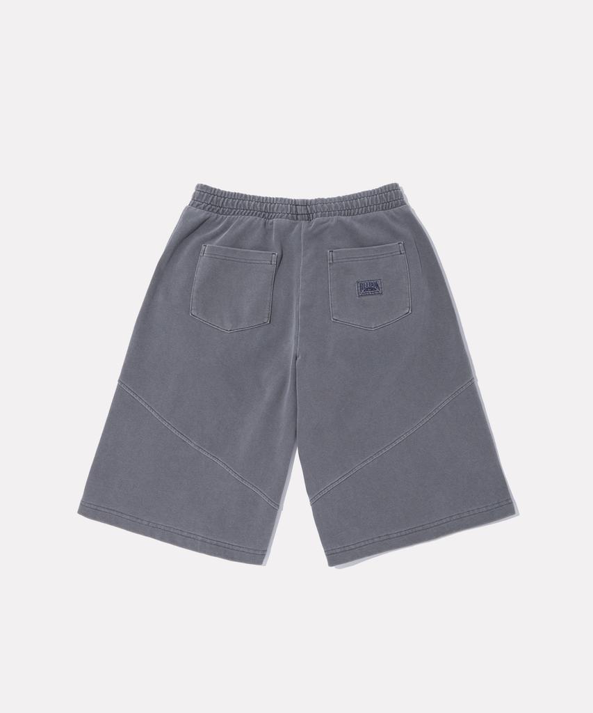REEBOK Garment-Dyed Bermuda Shorts - Ash Grey