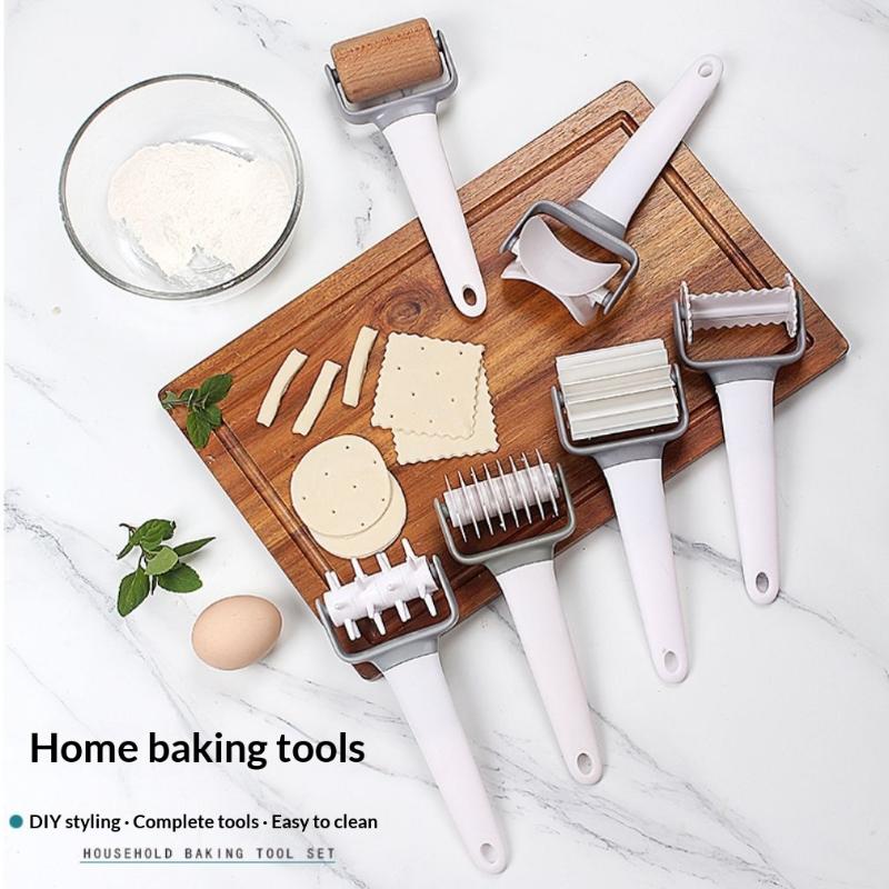 Dumplings Biscuit Pastry Roller Cutter Plastic Cookie Cutter Dough Wheel Cutter For Pizza Pastry Pie Crust Baking Tools Kitchen