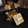 High-grade Butterfly Diamond-encrusted Kitchen Supplies Seasoning Bottle Glass Seasoning Jar Seasoning Sugar Jar Seasoning Box Seasoning Bottle