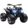 Quad Elettrico per Bambini, 3-8 km/h, 45 Min. Tempo di Funzionamento, Faro a LED, Lettore Musicale con USB, per Bambini da 3 a 5 Anni