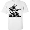 Bear Guitar T Shirt Playing Guitarist