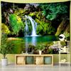 Tropical Rainforest Tapestry Wall Hanging Natural Scenery Background Home Room Living Room Beautiful Decoration