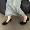 Women's Shoes 2024 Fashion Shallow Women's High Heels Hot Sale Butterfly-knot Office and Career Sexy Pointed Toe Heels Women