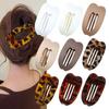 Matte Hair Claws Oval Hairpin Korean Style Barrettes  Women
