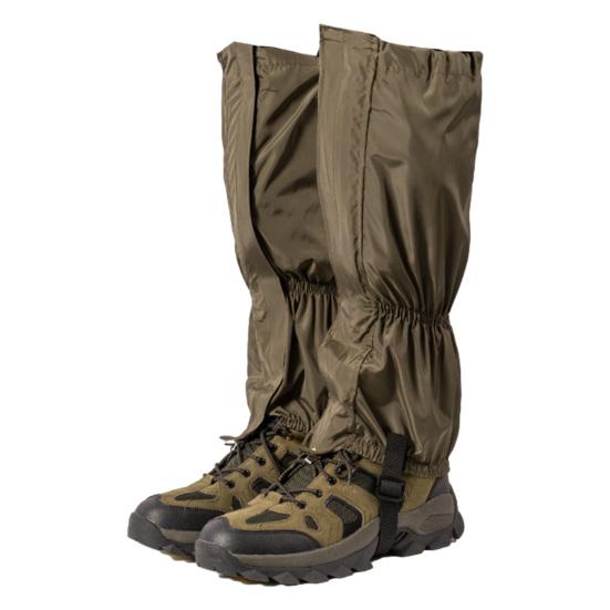 1 Pair Outdoor Leg Gaiter Adjustable Men Women Hiking Climbing Skiing Hunting Sand Guard Snow Boot Shoe Gaiter Leg Protector Cover