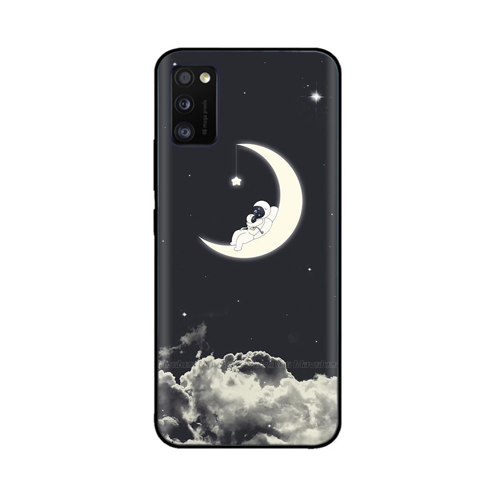 For Samsung Galaxy A41 Case A415F Cute Cute Soft Smooth Liquid Silicone Full Protection Cover For Samsung A41 A 41 Silicon Cases