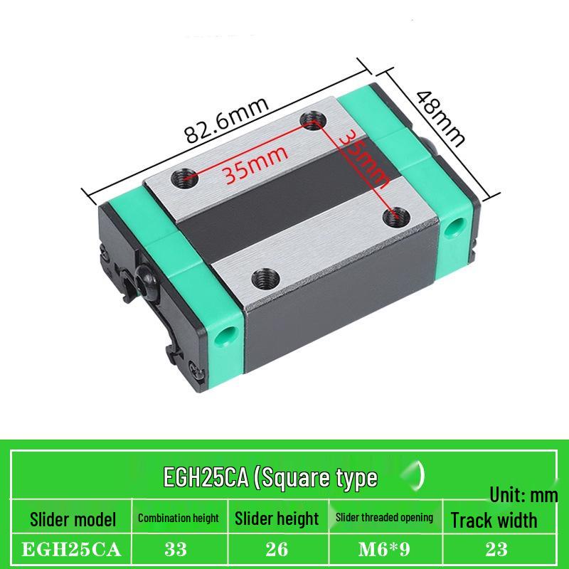 Precision Linear Guide Block Assembly EGH/EGW Series (15-65) CA SC