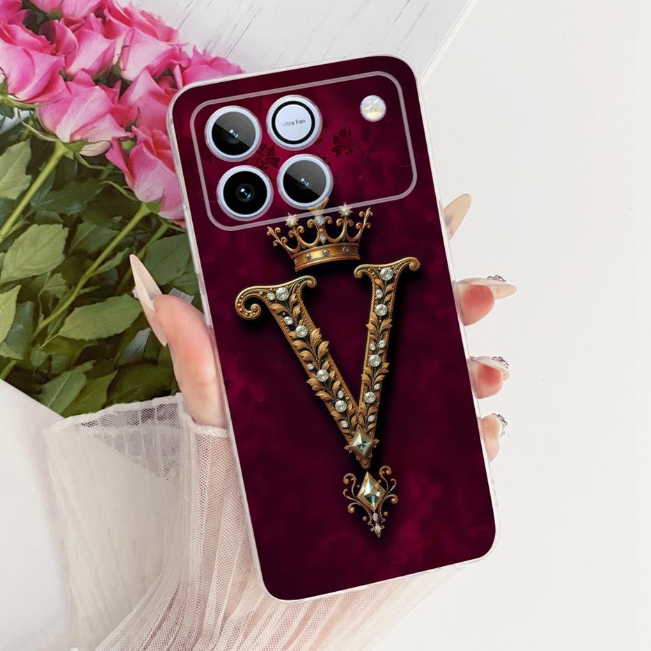 For Honor Win 5G Case AAP-AN00 Cute Fashion Crown Letters Cover Soft Slim Phone Case For Honor Win HonorWin 5G Back Cover Fundas