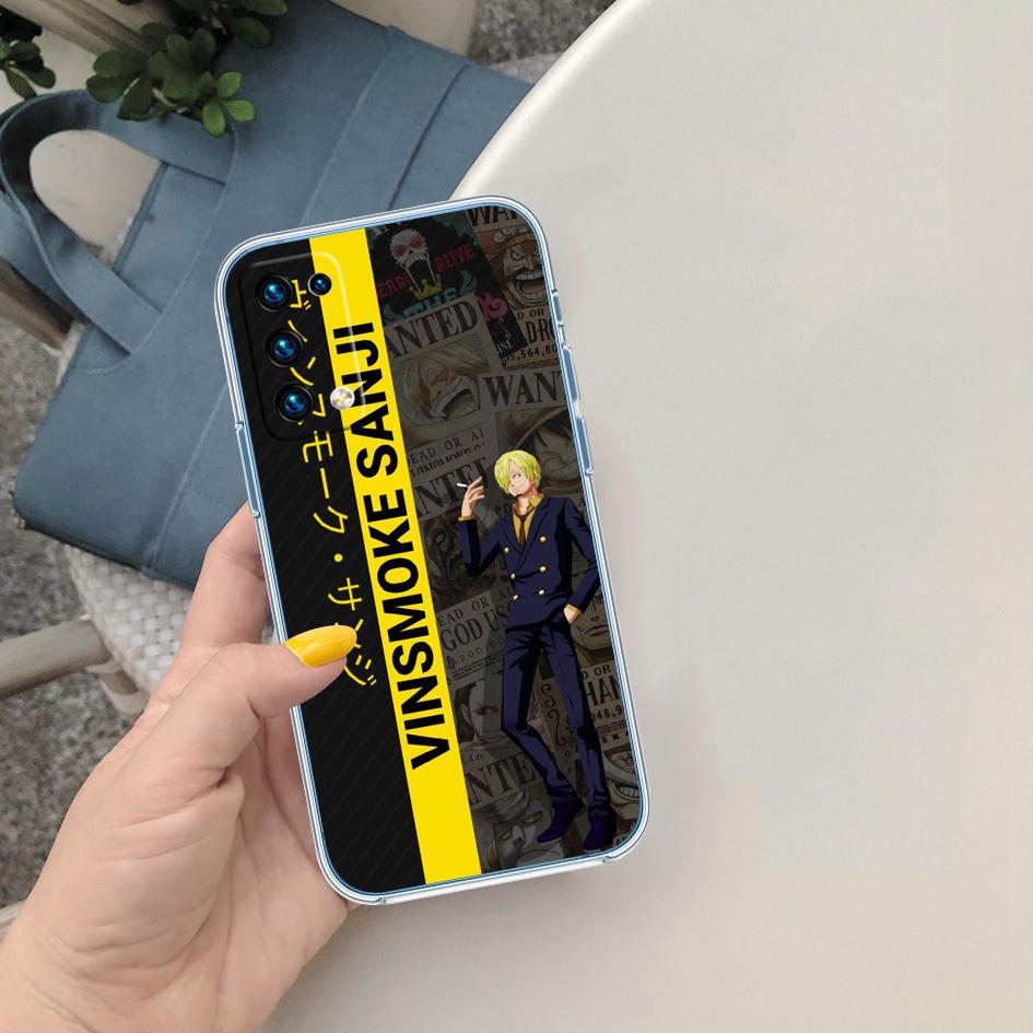 One Piece Anime Soft Shell Transparent Phone Case for Samsung Galaxy A04 A04S A14 A23 A34 A54 M23 M33 M52 M53