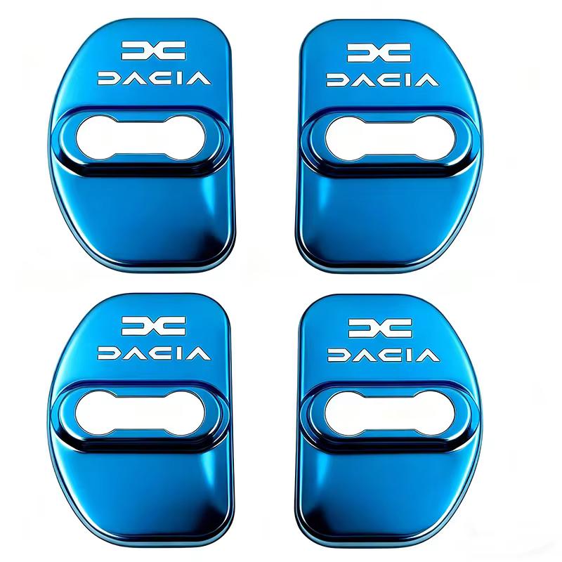 Stainless Steel 4Pcs Car Styling Door Lock Buckle Protector Cover For Dacia Bigster Spring Duster Sandero Jogger Dokker Lodgy