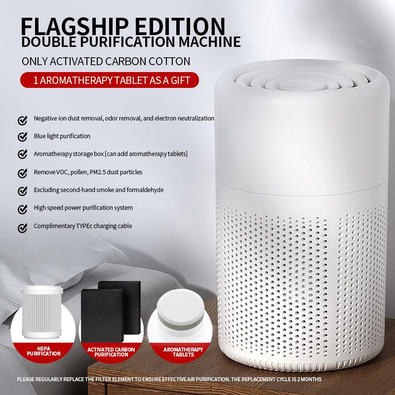 Desktop Air Purifier for Secondhand Smoke and PM2.5 Removal