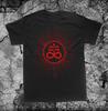 Leviathan Cross T Shirt Punk DIY Occult Gothic Satan Goat's Head Baphomet Pentagram Satanic Goat Plus Tops#Color