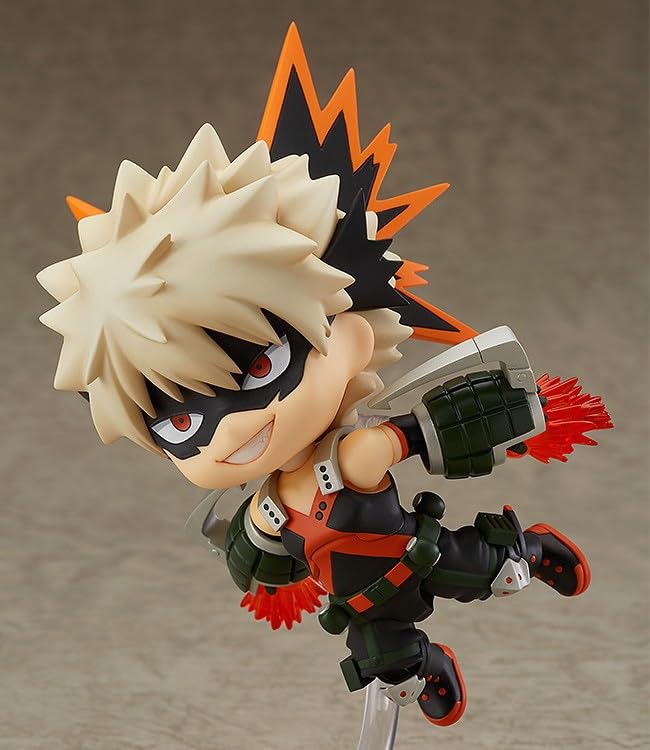 Nendoroid My Hero Academia Katsuki Bakugo Heroes Edition ABS PVC Painted Movable Figure Non-scale &