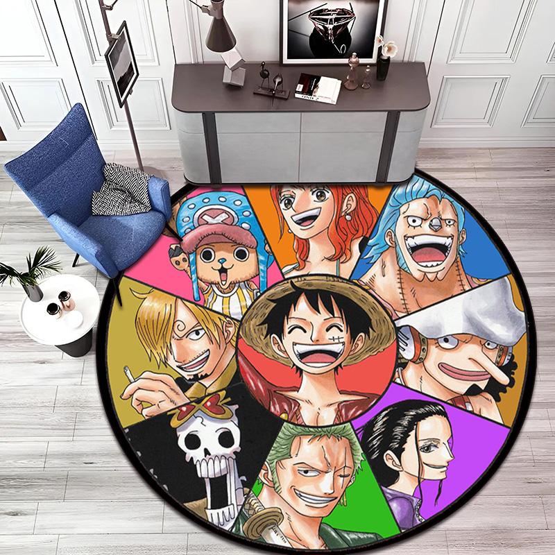 Cute Monkey D. Luffy from the Japanese Manga ONE PIECE Carpet Is Soft, Home, Bedroom, Door Mat Decoration, and Non Slip Carpet E6