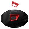 For Honda Accord 10th 2018- ABS Red Headlight Switch Control Frame Trim 1PCS