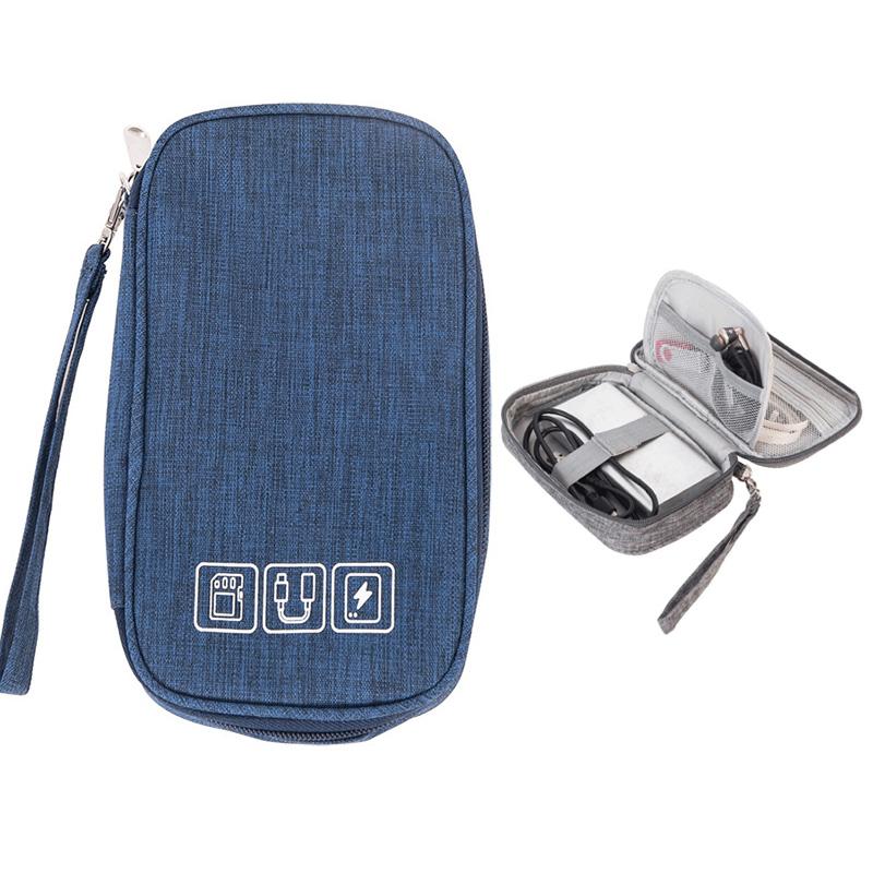 Sacs de rangement numériques pour câbles portables, organisateur de Gadgets USB, fils, chargeur, batterie, fermeture éclair, sac à cosmétiques, étui, accessoires, article