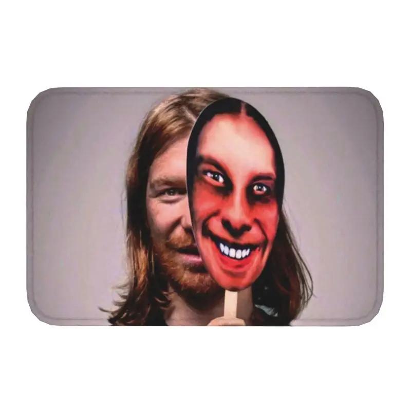 Tapis de porte personnalisé Aphex Twin Antidérapant Entrée Cuisine Salle de bain Sol Tapis de jardin Tapis Tapis de pied