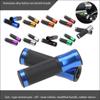 2 Stück Universal Motorrad Gummi Dirt Motorrad Roller ATV Lenker Gel Open End Handgriff Mehrfarbig Custom Lenker
