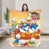 Donald Duck Warm Deken Kinderen Pluche Beddengoed Plaids Print Buiten Flanellen Sprei Bank Bedhoes