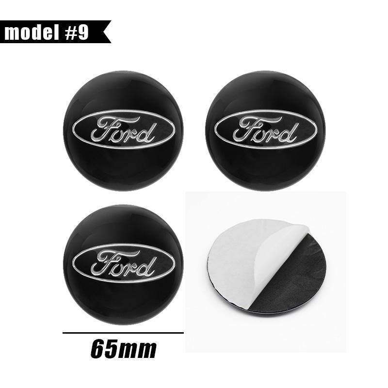 4Pc 65mm 60mm 56mm Car Wheel Center Hub Cap Cover Badge Stickers For Ford F150 Focus Ranger Fiesta Transit Mustang Mondeo Fusion CVT1