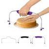 Bread Slicer Adjustable Stainless Steel Cake Slicer Kitchen Accessories Single Line Cake Layerer Bakeware Pastry Cutting Tools