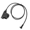 PPT Push To Talk Adapter 3.5mm 1Pin Back Clip 2 Way Radio Adapter for Retevis RT40 RB15 RB615