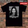 Michelle Trachtenberg 1985-2025 Black Full Size Shirt For Fan PP1773