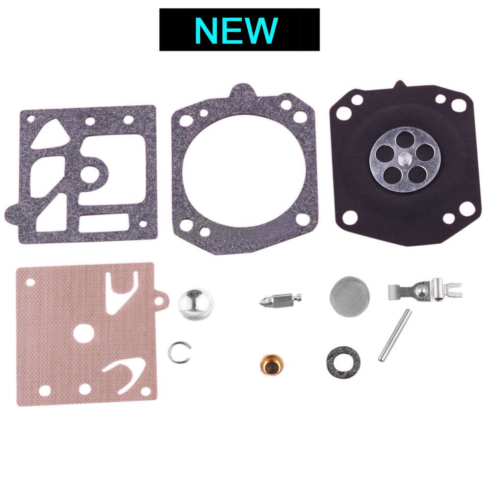 12pcs Gasket Needle Walbro Trimmer Echo Chainsaw Repair Kit Diaphragm Carburetor Carb Gasket