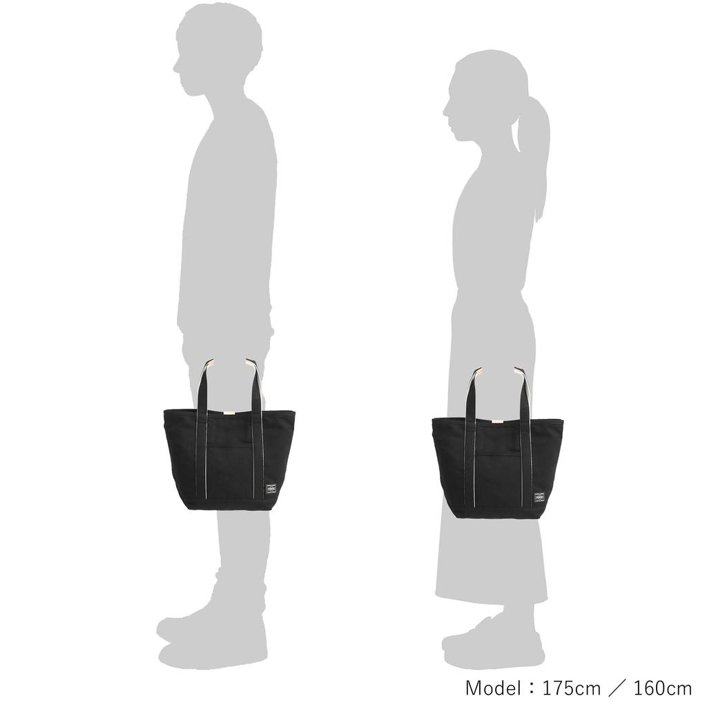Μαύρη Τσάντα Tote Yoshida Bag NOIR TOTE Bag Unisex Γνήσιο Προϊόν [Porter] (μικρό) 895-15160 ΤΣΑΝΤΑ(μικρό) Ανδρών Γυναικών