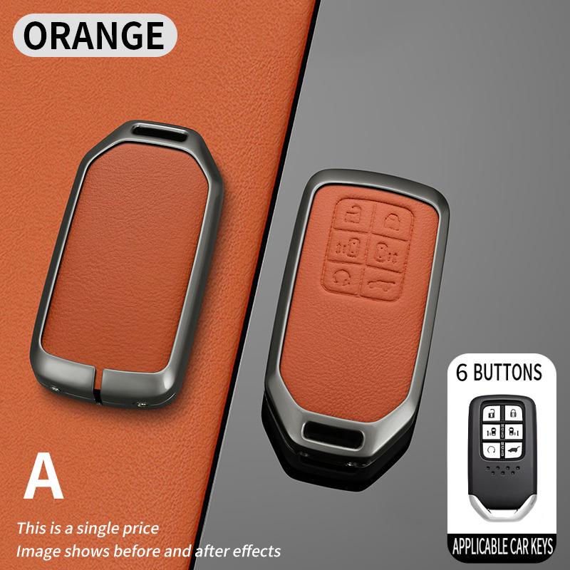 Honda Key Case for Tenth Gen Civic, Accord, Crown, XR-V, CR-V, Vezel, Haoying, Lingpai - Protective Shell & Stylish Buckle.