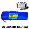 52v 14s3p 30ah 30000mah 18650 1000w Lithium Battery For Balance Car ,Electric Bicycle ,Electric Scooters ,Tricycle +Charger