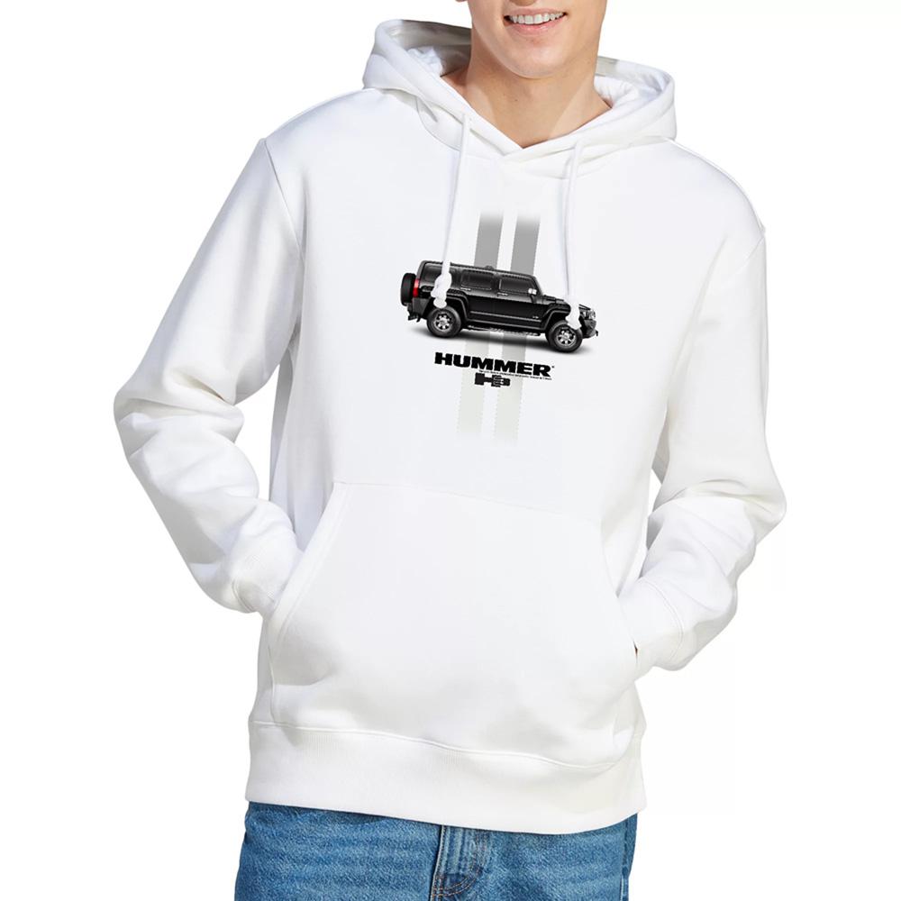Unisexová mikina s kapucí Hummer H3 Stripe