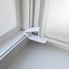 Window Stopper-Durable Plastic Door Stopper with Easy-Install Design,Prevents Sliding Down, Secure Window Hold for Home & Office