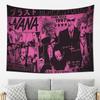 Nana Black Stones Punk Rock Tapestry 1997 Anime Music Band Wall Art Japanese Rock Group Decor Fan Gift Room Decoration