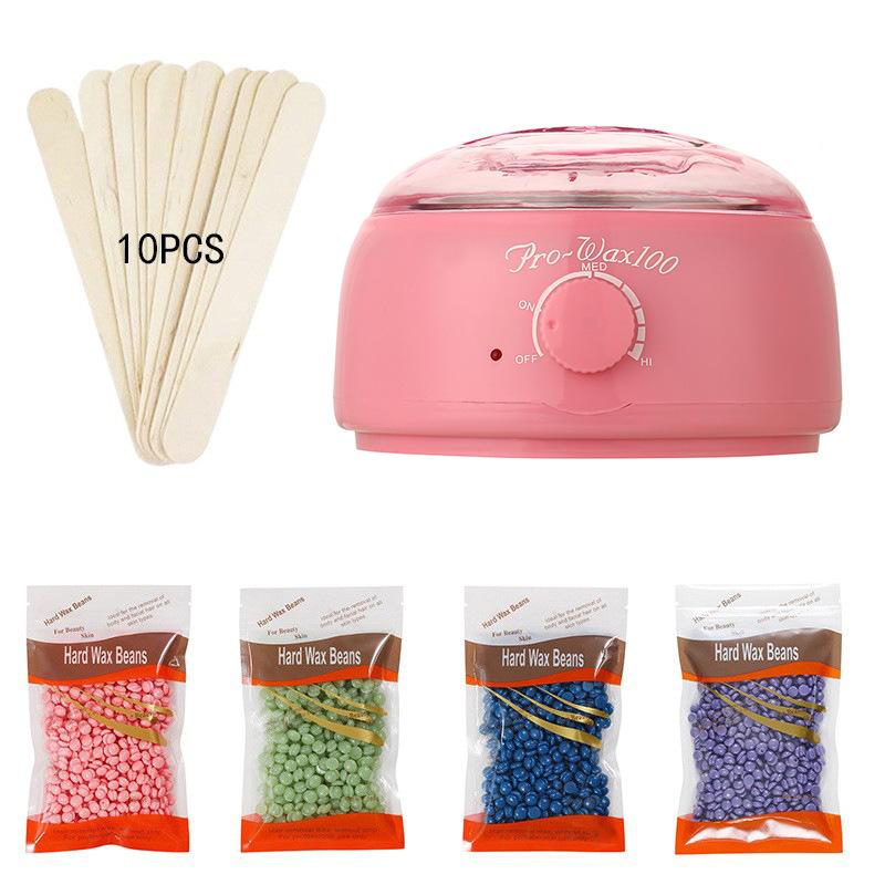 White Hair Removal Waxing Kit