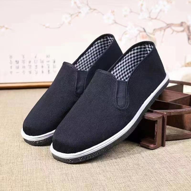 Cloth Shoes Tire Sole Non-slip Wear-resistant Shoes Handmade Shoes Work Breathable Spring and Autumn Pure Handmade