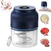 Electric Garlic Chopper, Portable Chopper, 300ml Garlic, Cordless Food , 304 Stainless Steel ,