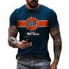 Men's T-shirt 26 New 3D Retro Digital Printing Casual Versatile Short Sleeves Simple Casual
