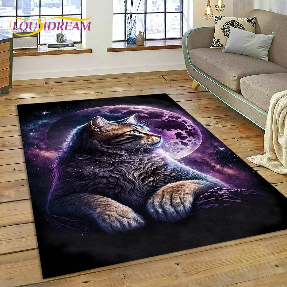 Pisică Persană, Pisică Calico Drăguță, Covor Tip Covoraș cu Desene Ragdoll pentru Dormitor, Sufragerie, Decorațiune Canapea Acasă, Covoraș Mare Decorativ pentru Podea Copii