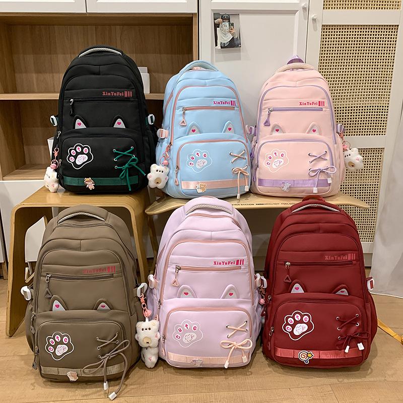 New Style of High Value Schoolbag for Junior High School Students with High School Students with Large Capacity Campus Backpack