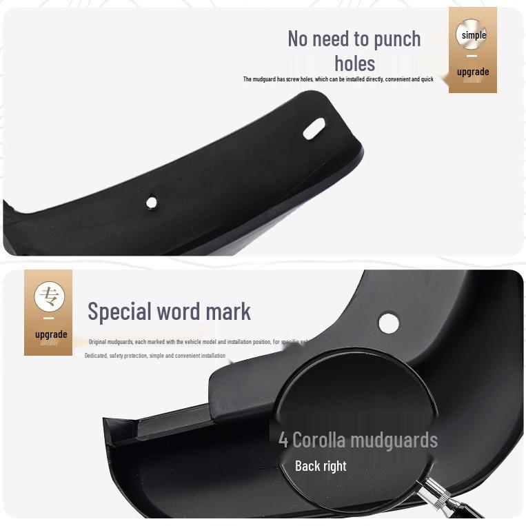 Compatible Mudguards for Toyota Alphard & Vellfire