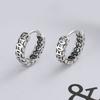 925 Sterling Zilver Ron Cirkel Ring E006 Ring Oorbellen (Wfgjerg)