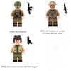 World War II Military Series, American Air Force, French Armored Forces Character Building Block Toys