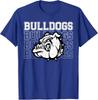 Buldogi Maskotka Duch Zespołu Vintage Fan Sportu Unisex Koszulka Unisex