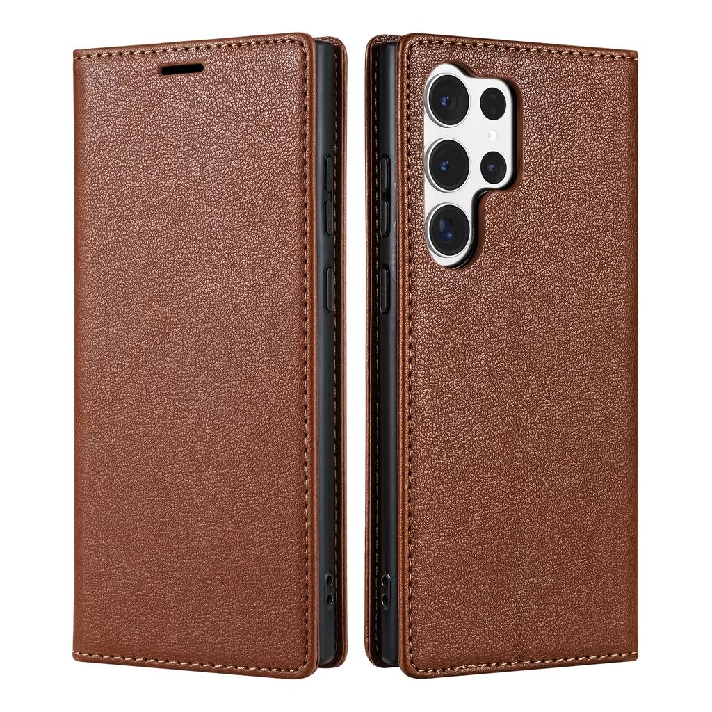 Flip Leather Magnetic Cards Solt Wallet Case For Samsung S26 Ultra S25 Plus S24 S23 A36 A56 Bag Purse Business Ultra Thin Cover
