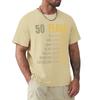 Tops T-shirt Heren 50e Verjaardag 50 Jaar Oud Grappige Quote T-shirt Harajuku Korte Mouw T-shirt Katoen Grafische T-shirt Tops