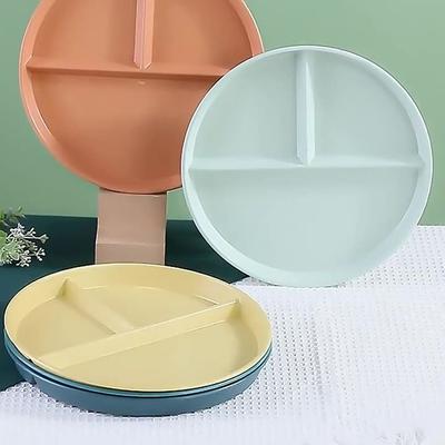 Deep Green Dinner Divided Plate Reusable Diameter Cm Easy To Clean Part Name
