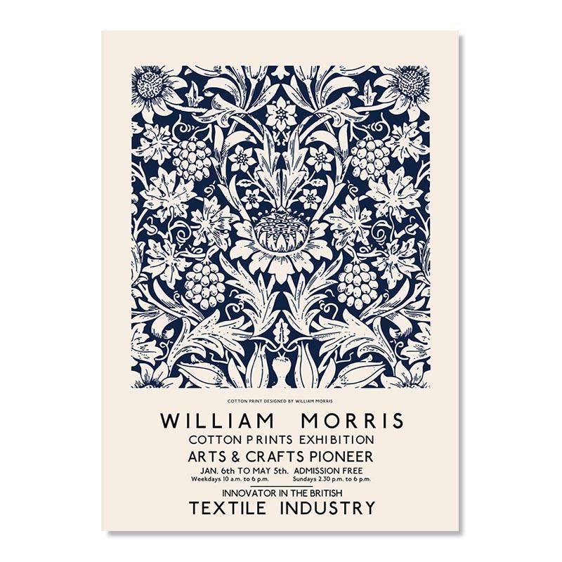 William Morris – exposition d'art du musée, toile d'art murale, peinture, affiches et imprimés nordiques, images murales pour décor de salon